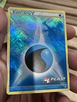 rare water energy pokemon card Water Energy Crimson Invasion 124/111 PSA 9 main image 0
