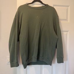 Green adidas sweatshirt