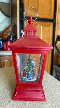 Card now lantern, water globe musical