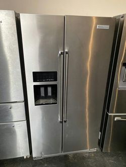 KitchenAid Side by Side Refrigerator Stainless Steel