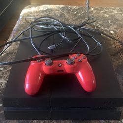 PS4 500GB + Controller + All Cords – Works Perfect – Cheap