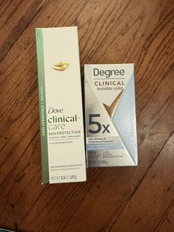 Dove & Degree Clinical Deodorant Bundle - $10