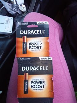 Brand new pack of batteries