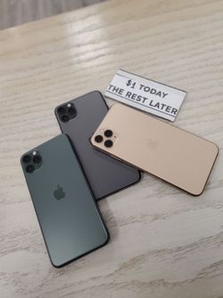 Apple iPhone 11 Pro Max – Big Screen, Only $5 Down! 