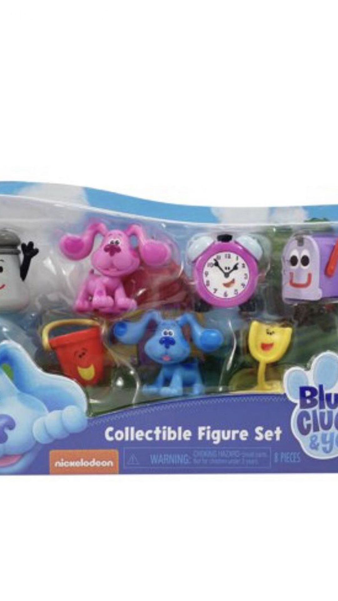Blue’s Clues & You! Collectible Figure Set, 8-pieces, Ages 3 +
