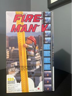 Dai Yang Fire Man V Firefighter Battery Operated Figure w/ Box 123cm (1984)
