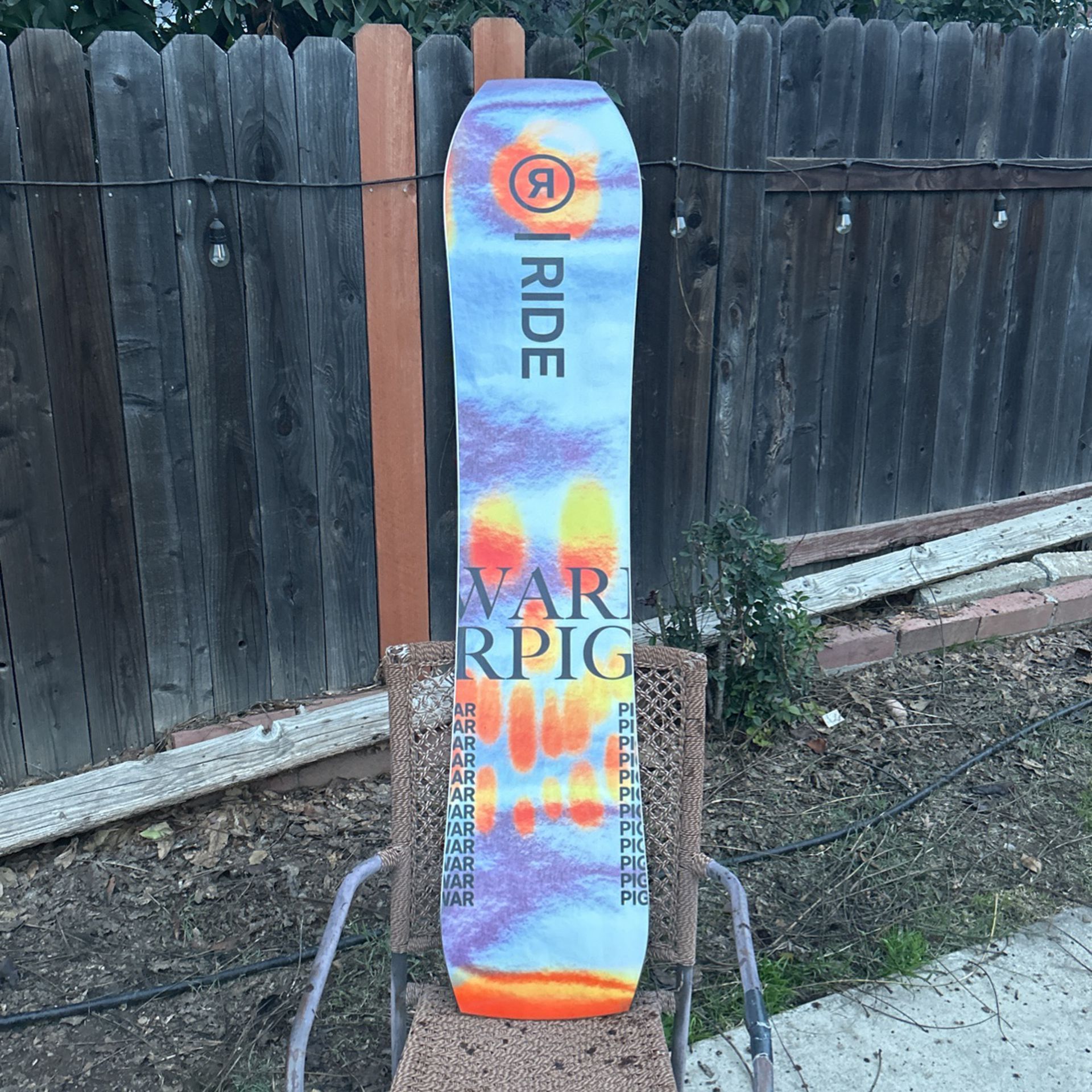 RIDE WARPIG SNOWBOARD