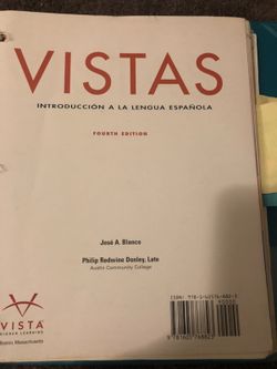 Spanish Vistas Fourth edition loose leaf