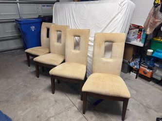 Four dining room chairs