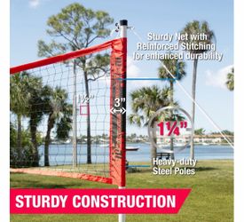 Volleyball and Badminton combo set net