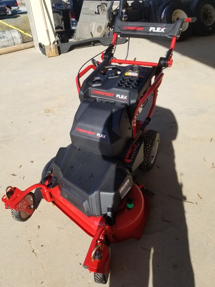 Fairly new Troy-Bilt Flex self-propelled walk behind