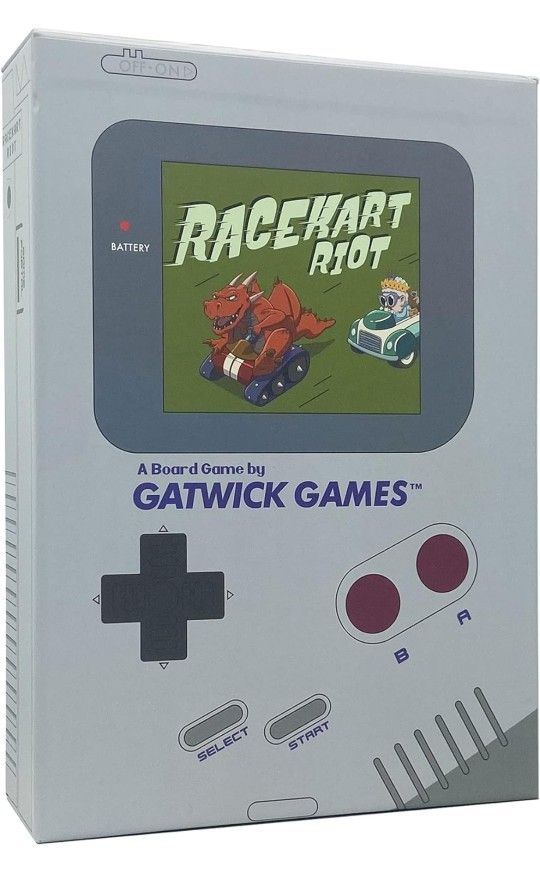 Gatwick Games Racekart Riot - Your Favorite Racing Video Games Turned into Board Games, Great Addition to Your Family Games and Games for Adults, 2-4 