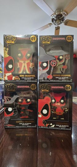 Pop! Pins Set Of 4 O.B.O