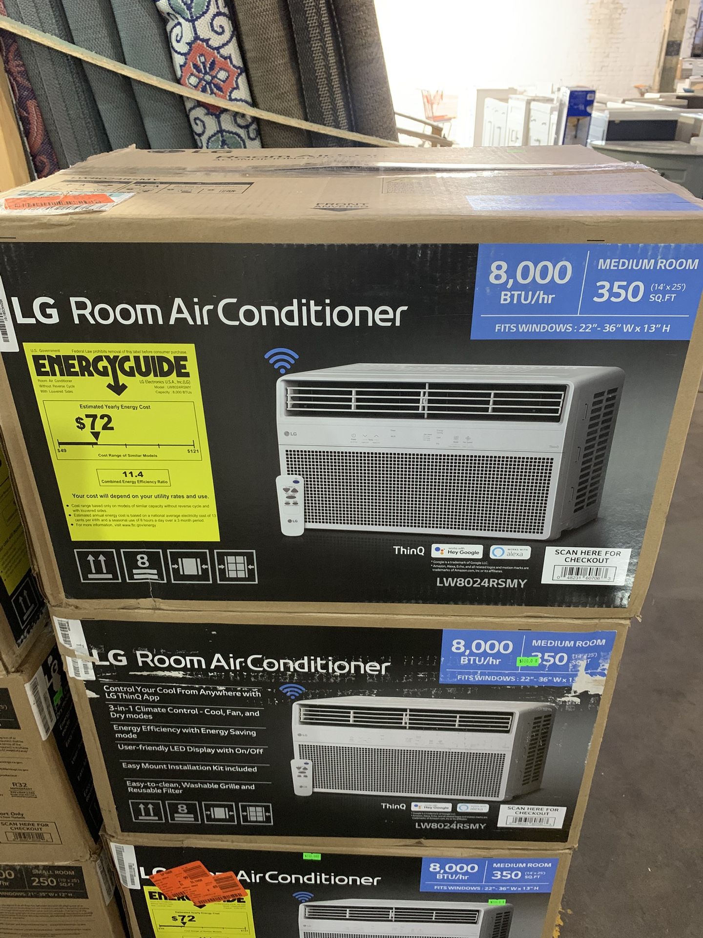 Air Conditioner LG 8,000 BTU Window Unit