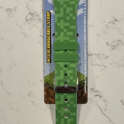 Minecraft Dirt Gamer Band Running Band Casual Apple Watch Strap 42mm & 44 NEW