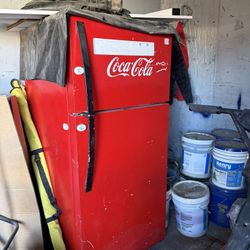  Vintage Coca-Cola Refrigerator – Retro Red – $100