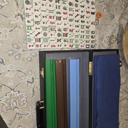 Vintage Mahjong With Case  