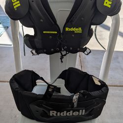 Riddell Surge Youth Shoulder pads and rib protector