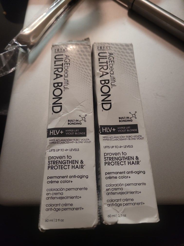 2 AGEbeautyful ULTRA BOND Violet Blomde New