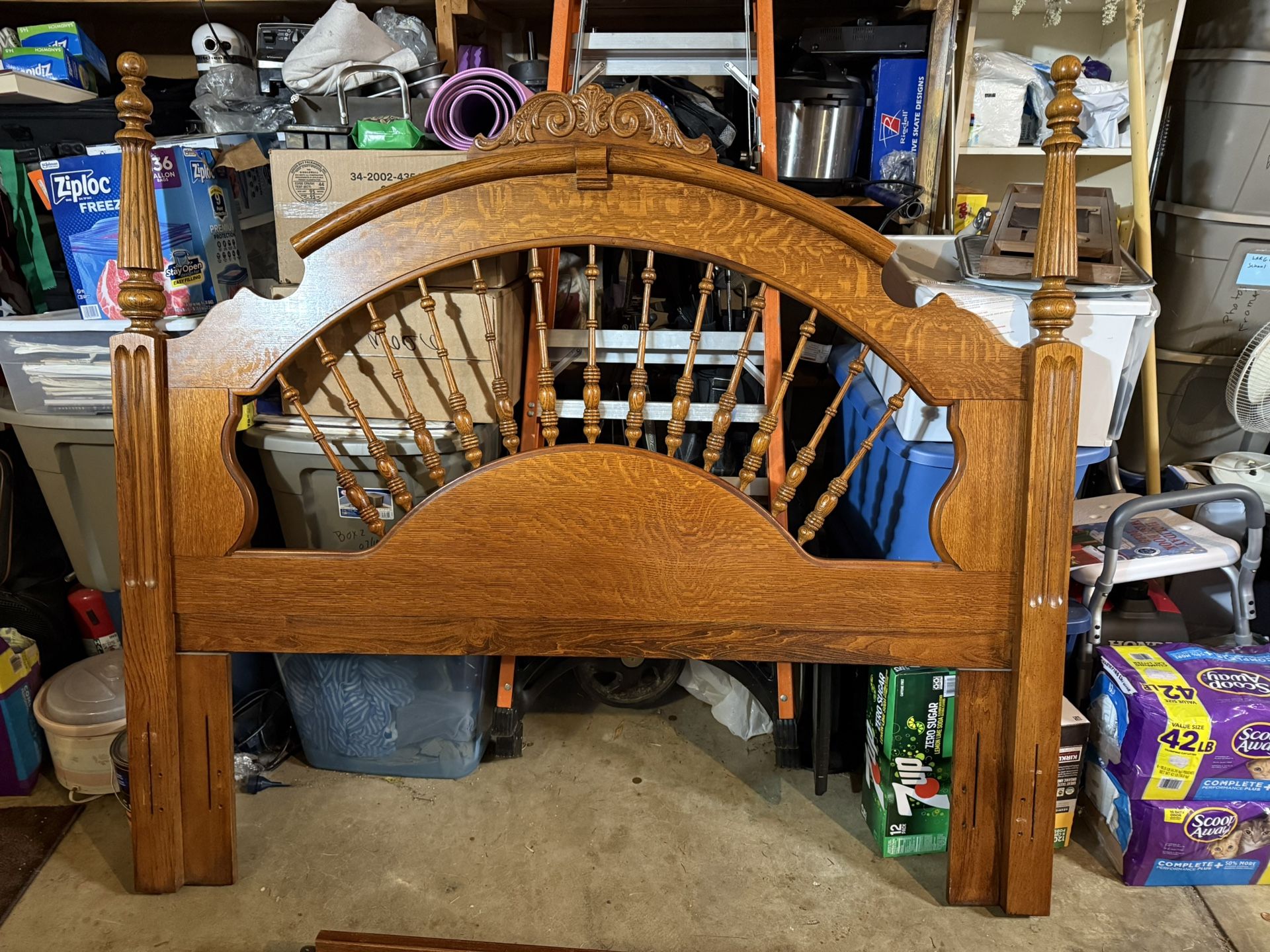 Lexington Wood Queen Bed Frame