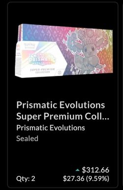 I have 2 prismatic upc 1 prismatic ETb 1 ascended heroes ETB and one first partner