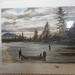 John Robert White “First Fish of the Day” Print 