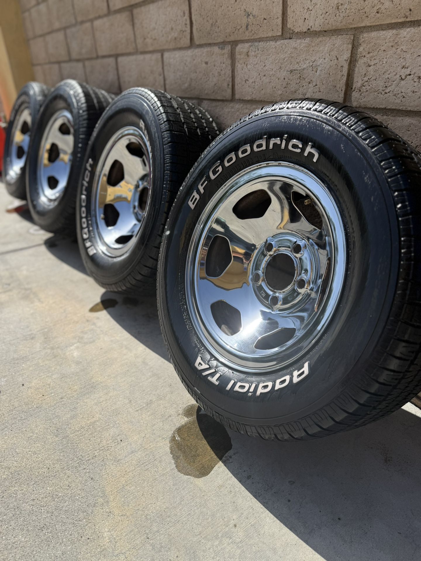 CHEVY OBS 454ss RIMS COOPER COBRA TIRES