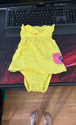 Simple Joys Yellow Infant Dress 