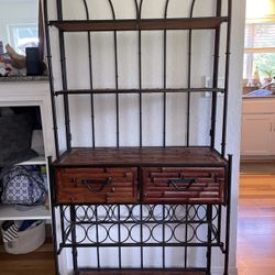 Hand Made Bamboo Wine Rack And Shelving Unit