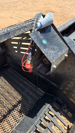 Skid steer rock rake attachment