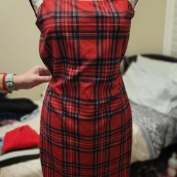 SHEIN plaid dress