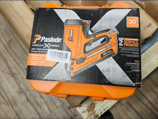 Paslode CF325XPRO 24 7.2-Volt Lithium-Ion Battery 3-1/4 in. 30 Degree Gas Powered Cordless Strip Load Framing NailerÂ