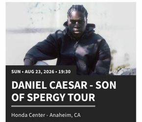 2x Daniel Caesar 8/23 tix