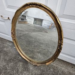 Vintage Gold Mirror 