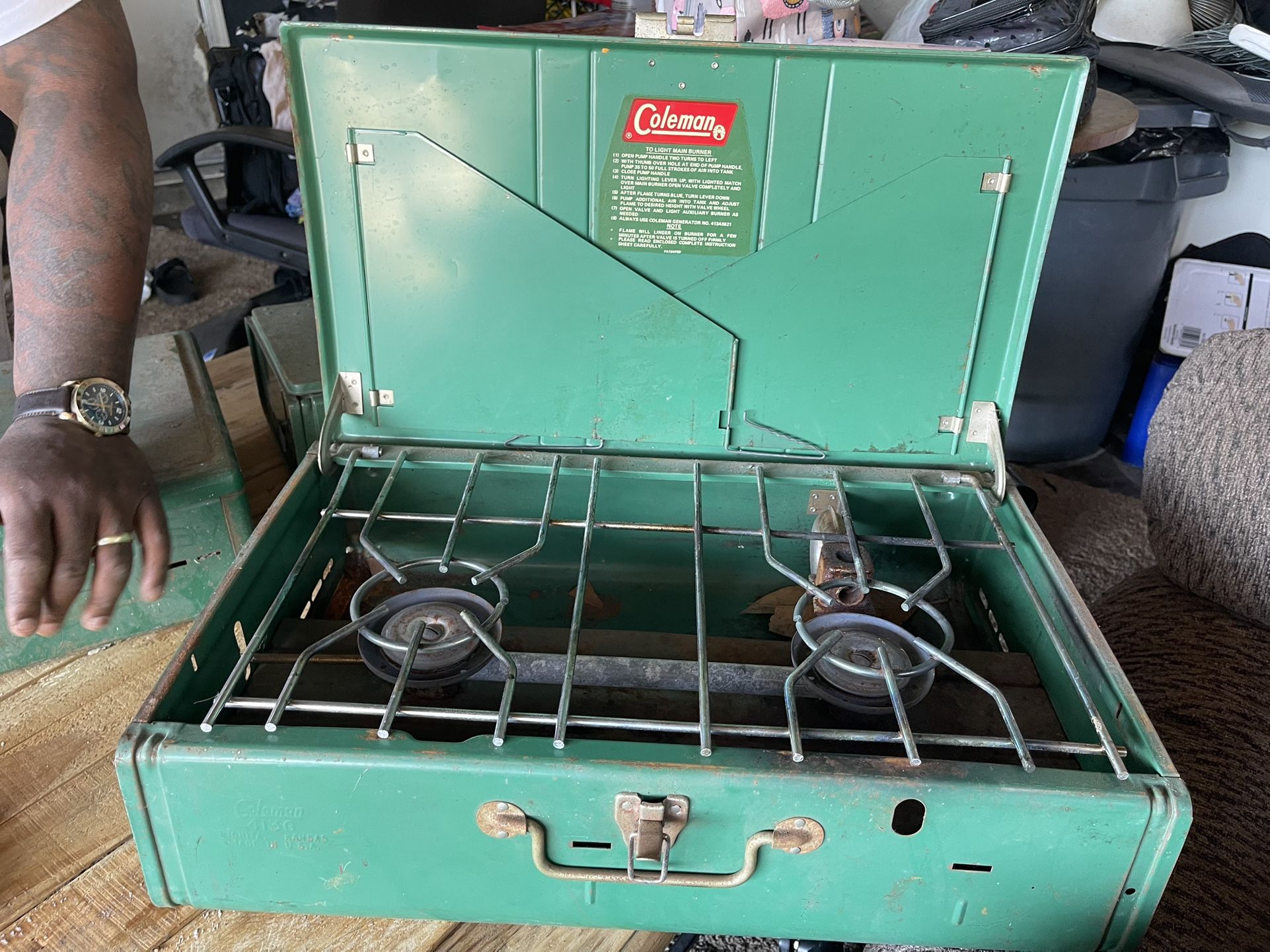 Coleman Propane Stove Vintage