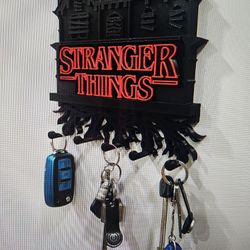 Stranger Things Wall Art Key Hanger Free Gift With Purchase