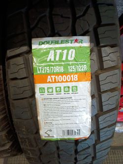 New tires double star 275 70 17 AT LT