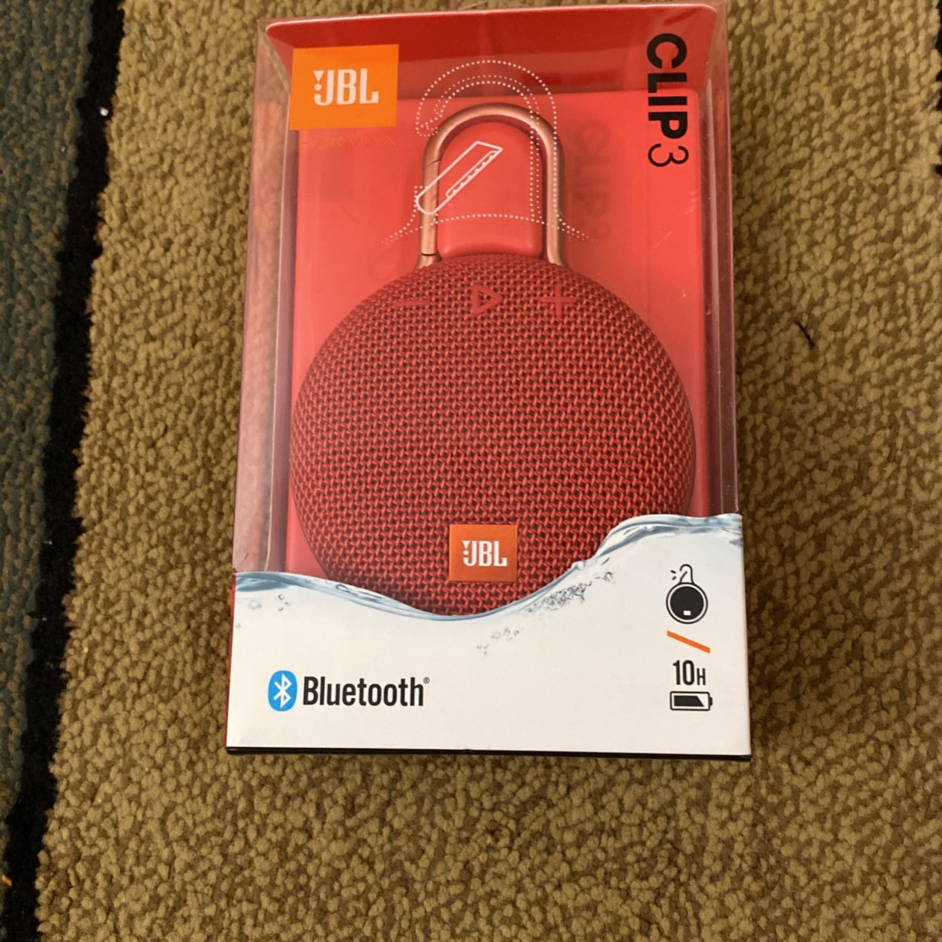 JBL CLIP3 Waterproof Speaker Phone Bluetooth New