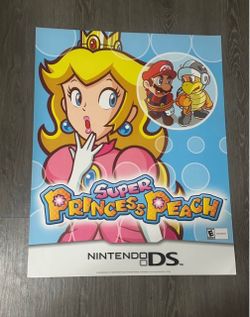 Super Princess Peach Nintendo DS Promotional Poster