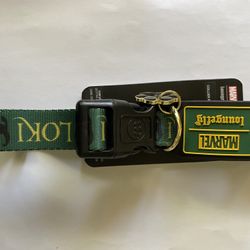 Loungefly Marvel Loki Dog Collar, Leash, And Treat Bag Set