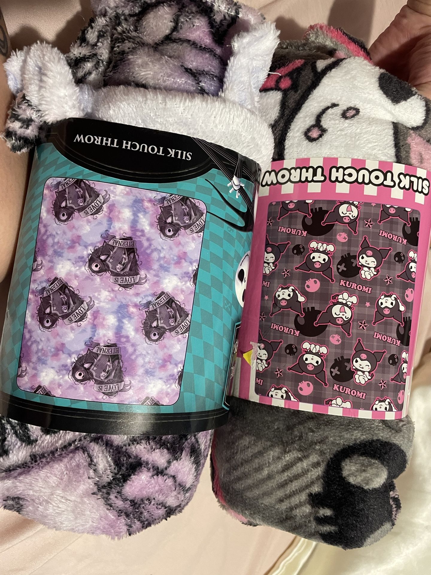 Hello Kitty Nightmare Before Christmas Blanket 