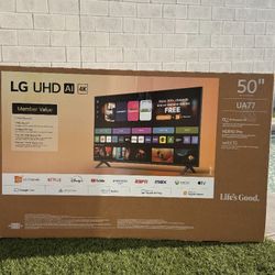 MV 50” Lg smart 4k led Uhd tv 