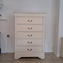 Solid wood tall dresser