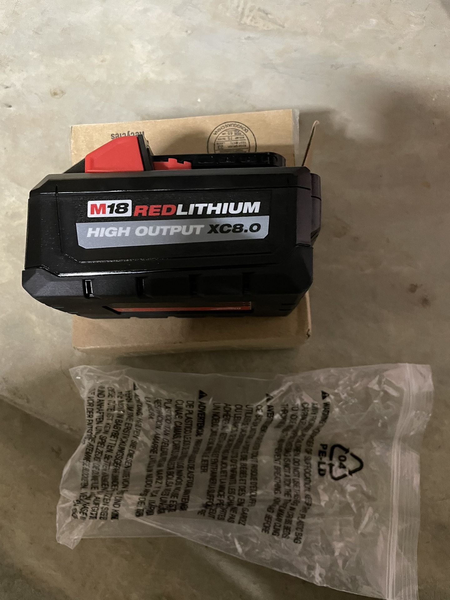 Milwaukee M18 XC8.0 Battery’s