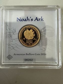1g gold coin Noah’s ark