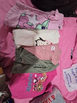 4-5t girls shirt/dress lot