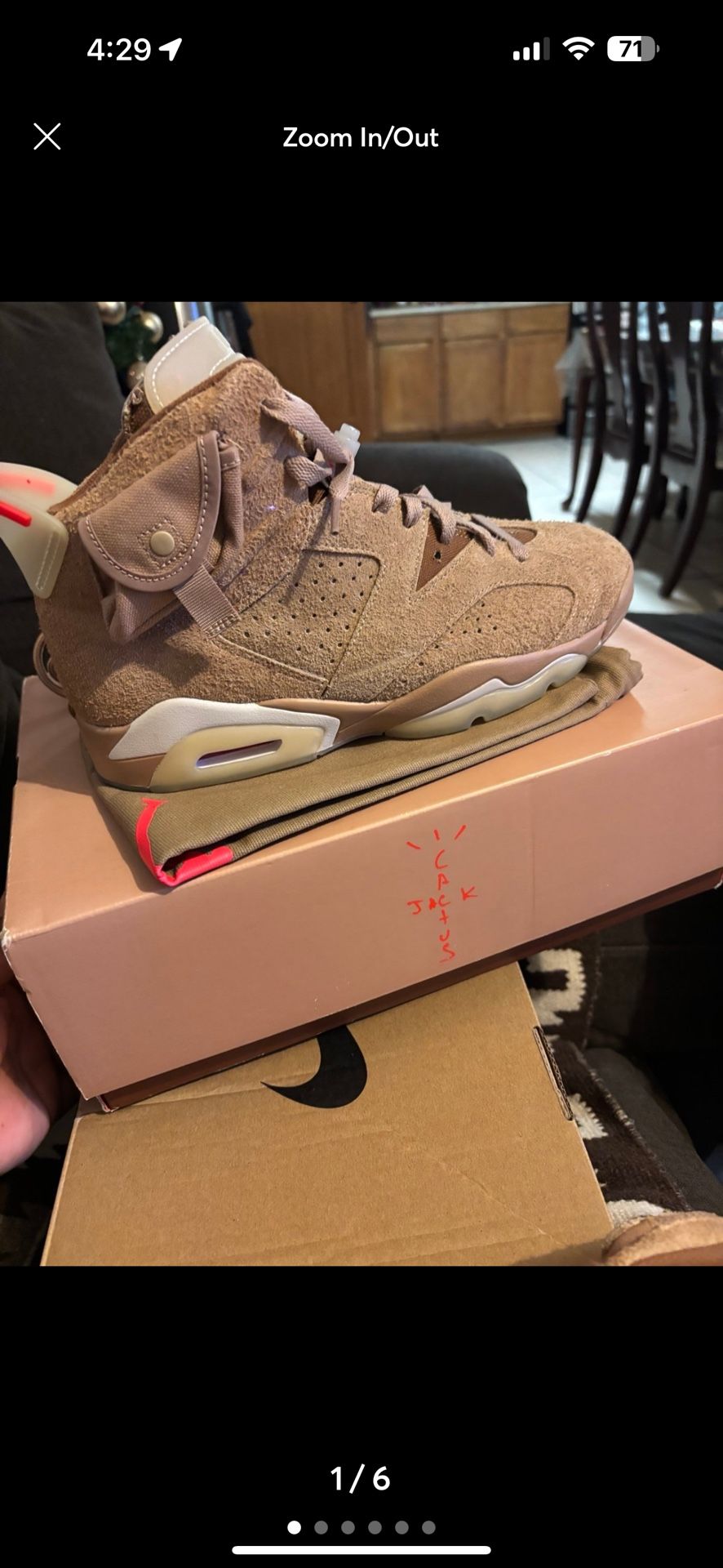 Jordan Travis Scott 6s