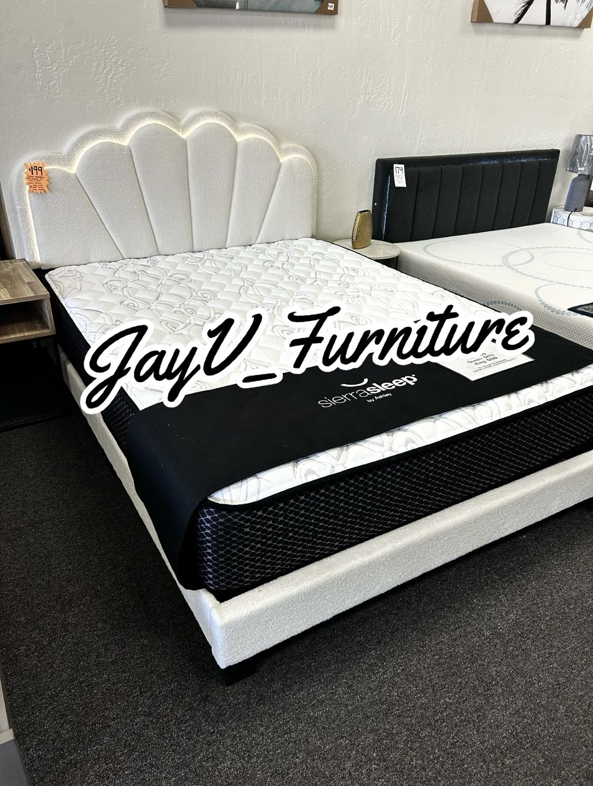 New Queen Bed Frame With Mattress