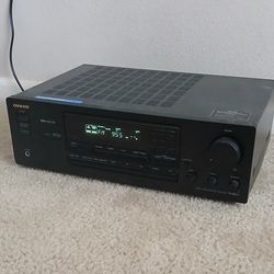 Onkyo Home Stereo Sound System Audio Video Receiver Amp Amplifier Phono  100 Watts Per Channel 