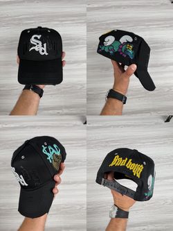 Bad Boy Rhinestone Snapback Cap